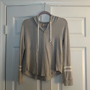 Hollister Women's Gray Hoodie Top